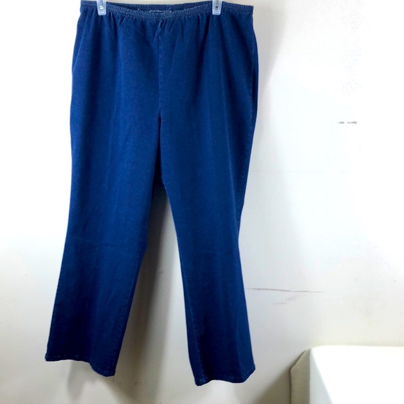 Northcrest Jeans Northcrest Womens Plus Dark Stonewash Boot Cut